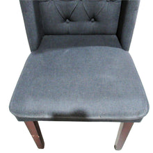 Load image into Gallery viewer, Unbranded Tufted Dining Chair Black
