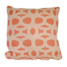 Load image into Gallery viewer, ONE KINGS LANE Avery Pillow Coral/White 20&quot; x 20&quot;
