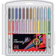 Load image into Gallery viewer, BIC Intensity Fashion Permanent Markers, Fine Point, Assorted Colors, 24 Count
