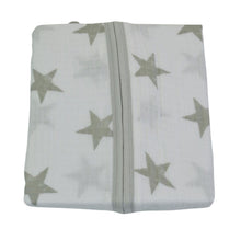Load image into Gallery viewer, Adent by aden &amp; anais Sleeping Bag Gray Stars Medium 6-12M
