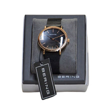 Load image into Gallery viewer, BERING Classic Analog Casual Watch - Black/Rose Gold
