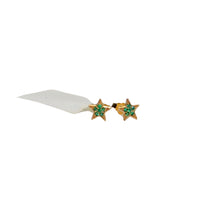 Load image into Gallery viewer, Galleria Armadoro Gold Plated Star Stud Earrings
