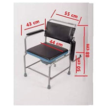 Load image into Gallery viewer, Dr. Safe Steel Commode Chair DS8015F-KD
