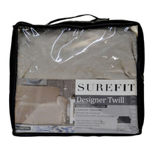 Load image into Gallery viewer, SureFit Designer Twill Loveseat Slipcover Linen

