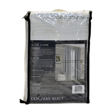 Load image into Gallery viewer, Designers Select Rod Pocket/Back Tab Window Curtain Panel 84&quot; Ivory
