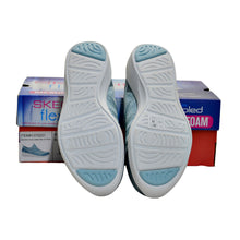 Load image into Gallery viewer, Skechers Arya Ladies Slip On Shoe Blue 8
