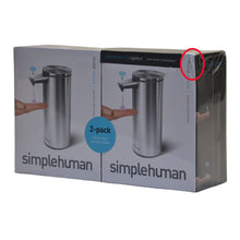 Load image into Gallery viewer, Simplehuman Rechargeable Sensor Soap Dispenser 2-pack
