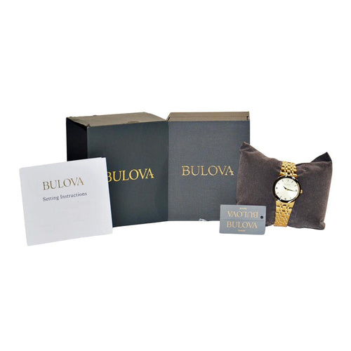 Bulova Ladies (97P159) Modern Gold-Tone Watch