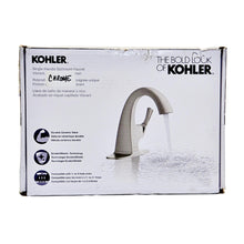 Load image into Gallery viewer, Kohler Transitional Single Control Bathroom Sink Faucet Polished Chrome Finish
