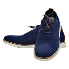 Load image into Gallery viewer, Cole Haan Men&#39;s Oxfords Flat Heel Wingtip Navy 10M-Liquidation Store
