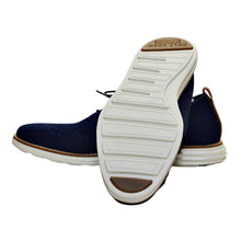 Load image into Gallery viewer, Cole Haan Men&#39;s Oxfords Flat Heel Wingtip Navy 10M
