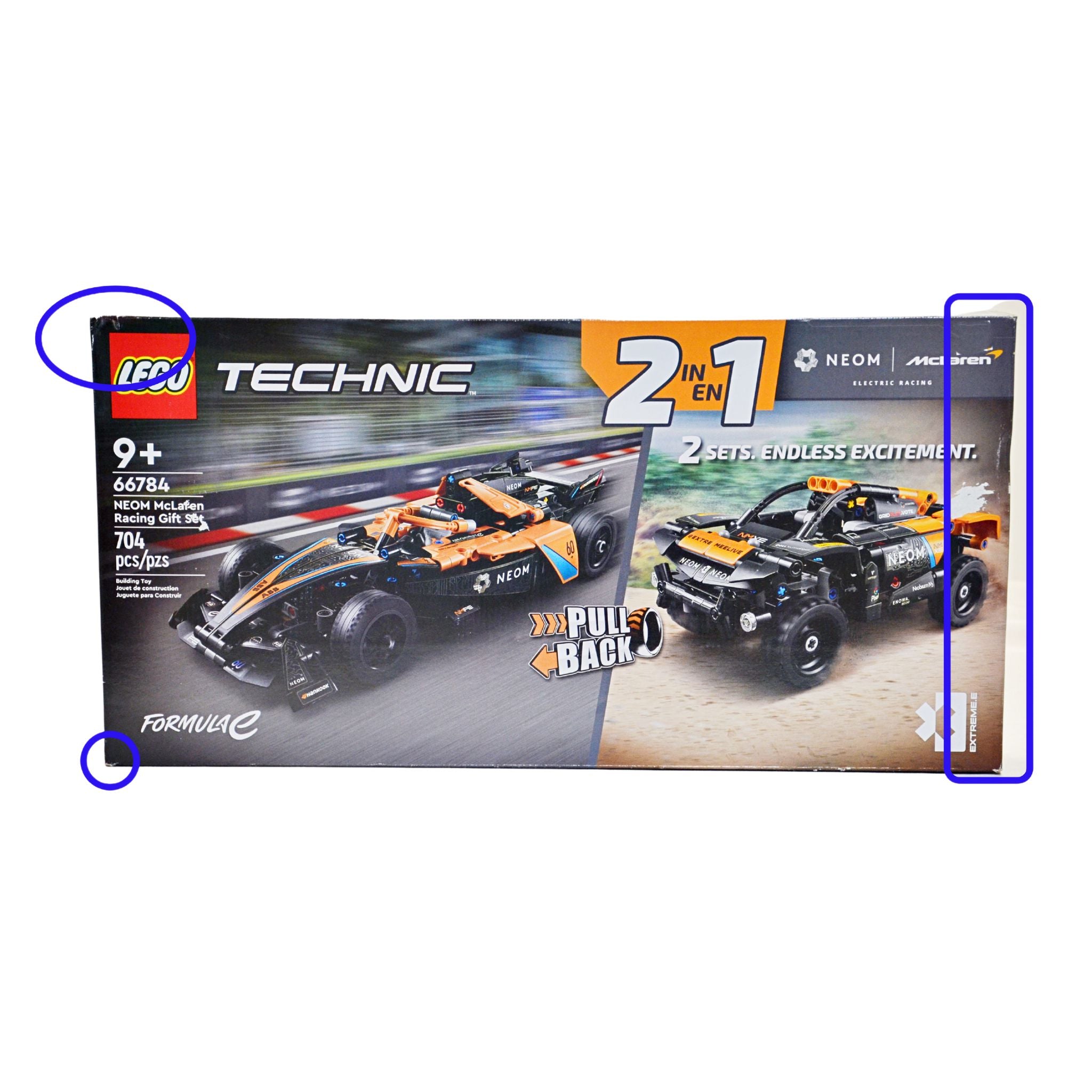 LEGO Technic 66784 2 in 1 Neom McLaren Racing Gift Set