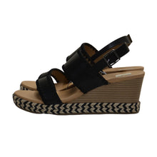Load image into Gallery viewer, Dolce Vita Women&#39;s DV Esmaya Wedge Sandal US10M - Black
