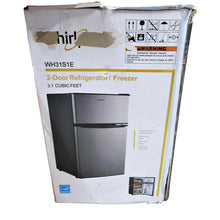 Load image into Gallery viewer, Whirlpool 3.1 cu ft Mini Refrigerator Stainless Steel WH31S1E-Liquidation

