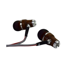 Load image into Gallery viewer, Symphonized NRG-3.0 Natural Wood Noise Isolating Earbuds
