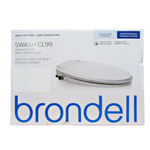 Load image into Gallery viewer, Brondell Swash CL99 Non-Electric Bidet Toilet Seat Elongated White
