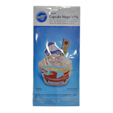 Load image into Gallery viewer, Wilton Wheels Cupcake Wraps &#39;n Pix
