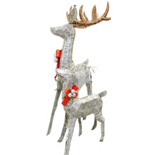 Load image into Gallery viewer, Lighted Deer Family Set 3 Pieces
