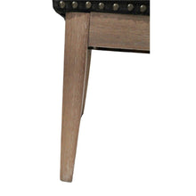 Load image into Gallery viewer, Upholstered Studded Dining Chairs Brown

