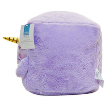 Load image into Gallery viewer, Urban Habitat Kids Cube Pouf - Purple Unicorn
