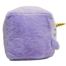 Load image into Gallery viewer, Urban Habitat Kids Cube Pouf - Purple Unicorn
