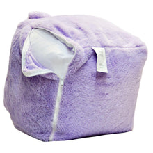 Load image into Gallery viewer, Urban Habitat Kids Cube Pouf - Purple Unicorn
