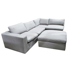 Load image into Gallery viewer, Urban Lounge 5-piece Fabric Sectional Light Grey
