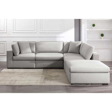 Load image into Gallery viewer, Urban Lounge Fabric Sectional Grey
