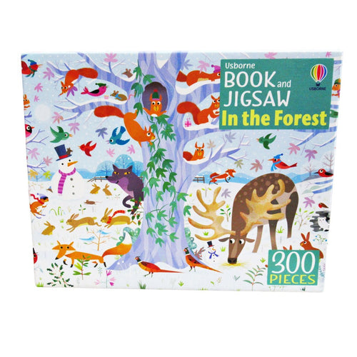 Usborne Book and Jigsaw In The Forest