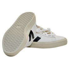 Load image into Gallery viewer, VEJA Women&#39;s Campo Chromefree Leather Sneakers White/Black Size 7-Liquidation Store
