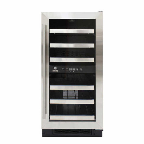 Vinotemp 28-Bottle Wine Cooler w/Dual Zone Cooler Touch Screen Controls EL-WCU113-03