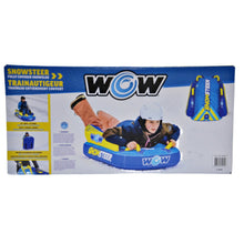 Load image into Gallery viewer, WOW Snowsteer Fully Covered Snowsled Single Rider
