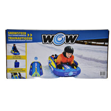 Load image into Gallery viewer, WOW Snowsteer Fully Covered Snowsled Single Rider

