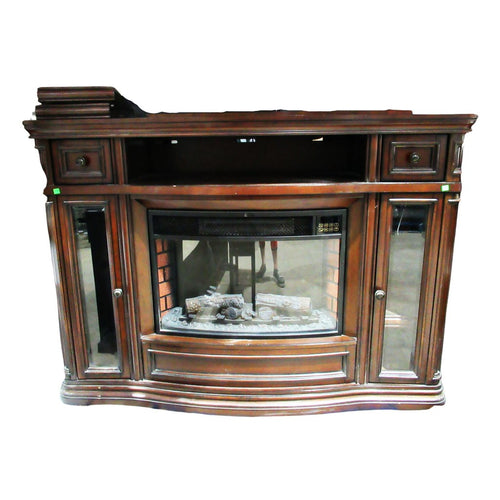 Well Universal Ember Hearth Electric Media Fireplace 72