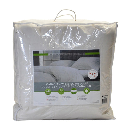 Westex Canadian Brome White Down All Season Duvet Queen