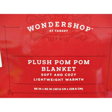 Load image into Gallery viewer, Wondershop Plush Pom Pom Blanket Red-Liquidation Store
