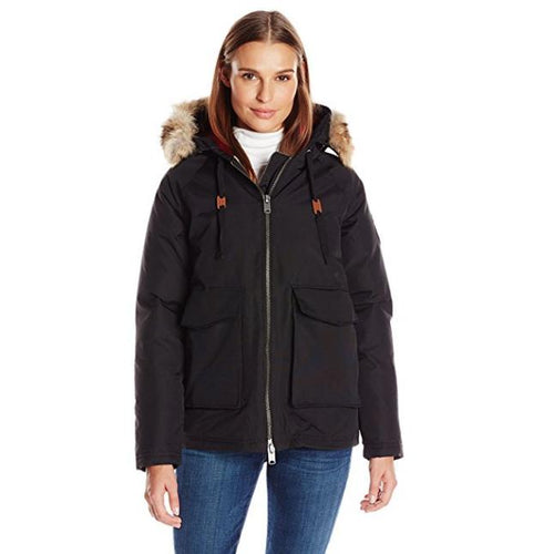 Woolrich Women's Patrol Short Down Parka Black L