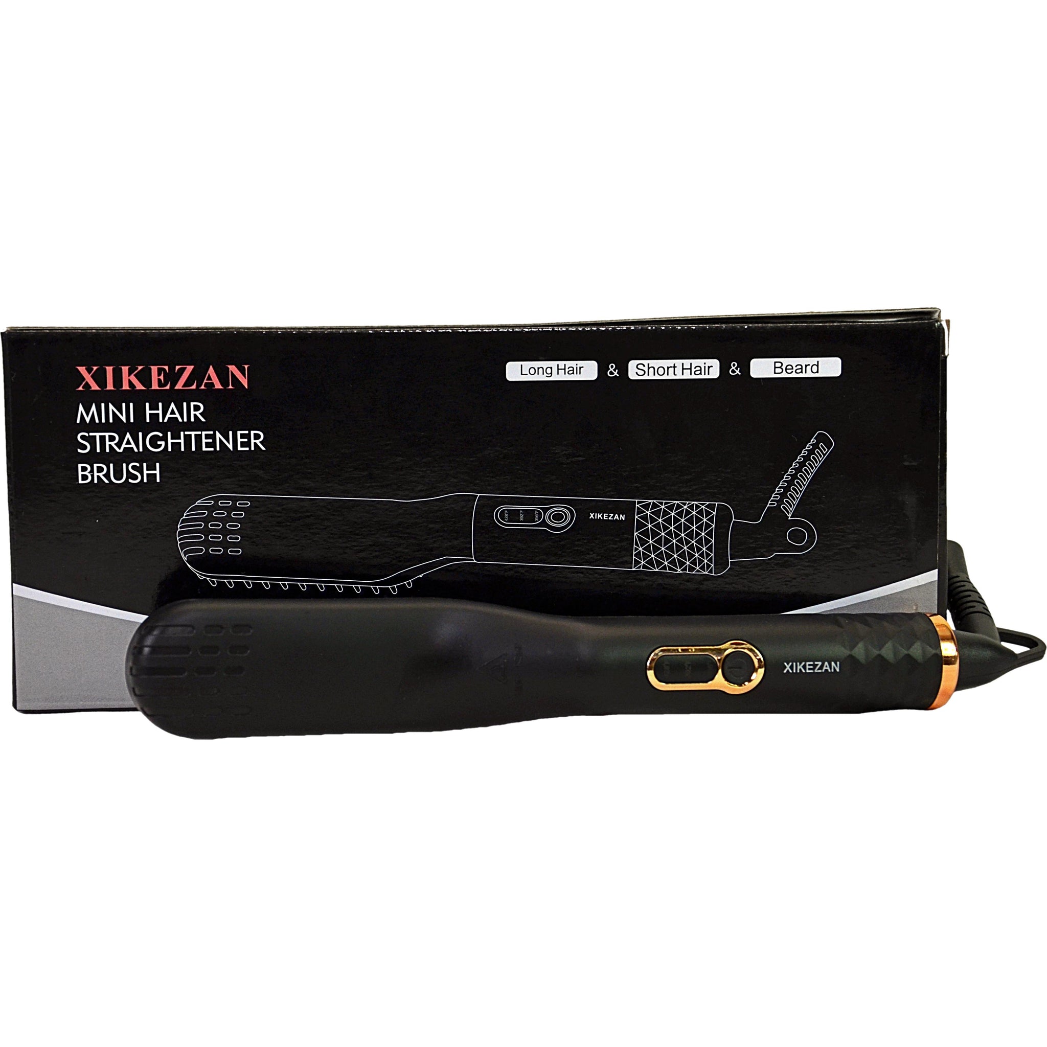 Xikezan Mini Hair Straightener Brush Liquidation Nation