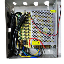 Load image into Gallery viewer, YaeTek 9 Channel CCTV Distributed Power Supply Box
