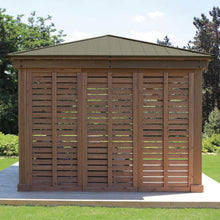 Load image into Gallery viewer, Yardistry 3.7 m (12 ft.) Cedar Privacy Wall for Gazebo-Liquidation Store
