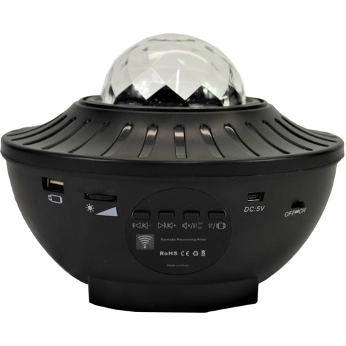 ZGAOPO Remote Night Light Projector Black
