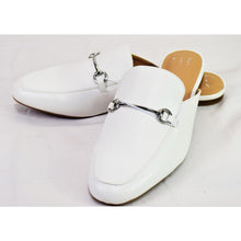 Load image into Gallery viewer, A New Day Ladies Kona Slip-On Loafer Mules White Size 12
