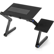 Load image into Gallery viewer, Adjustable &amp; Portable Vented Laptop Desk - Black-Home-Sale-Liquidation Nation
