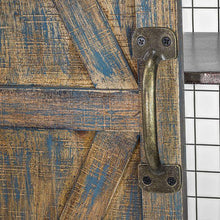 Load image into Gallery viewer, American Art Decor Wood Sliding Barn Door Cabinet Shelf
