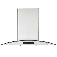 Load image into Gallery viewer, Ancona Convertible Wall-Mount with Glass Range Hood 36 Inch Stainless
