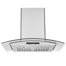 Load image into Gallery viewer, Ancona Convertible Wall-Mount with Glass Range Hood 36 Inch Stainless-Home-Sale-Liquidation Nation
