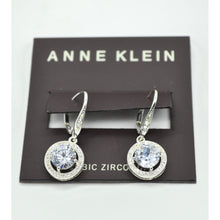 Load image into Gallery viewer, Anne Klein Cubic Zirconia Round Drop Earrings
