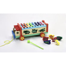 Load image into Gallery viewer, Arkmiido Xylophone Wooden Pull Along Toy
