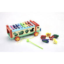 Load image into Gallery viewer, Arkmiido Xylophone Wooden Pull Along Toy
