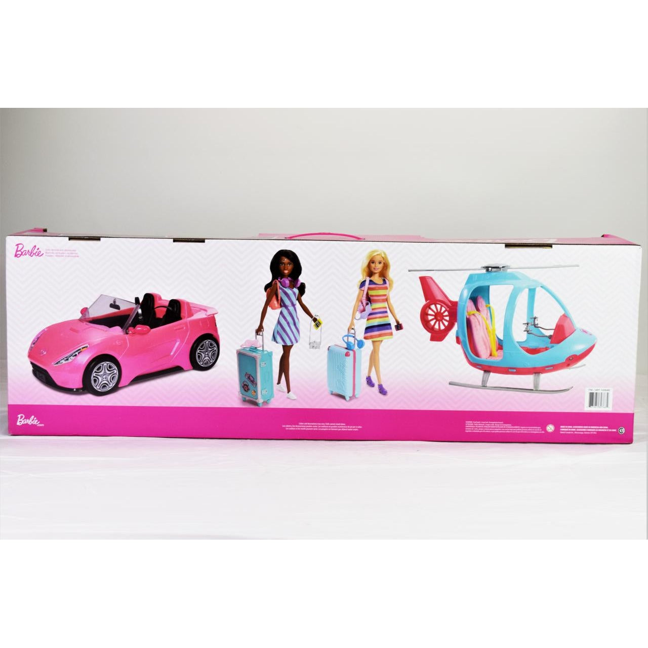 Barbie girls getaway adventure 2024 helicopter and vehicle set